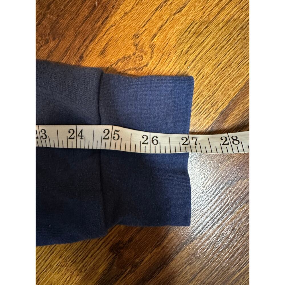 Aviator Nation 5 Stripe Zip Up Hoodie XL Blue Full Zip Sweatshirt Relaxed Vibes - Picture 12 of 12